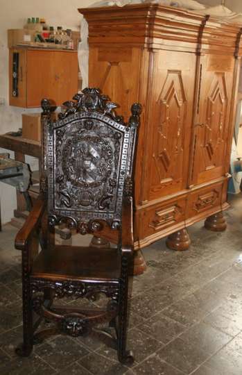 Restaurierung historischer Ratssaal von Deidesheim